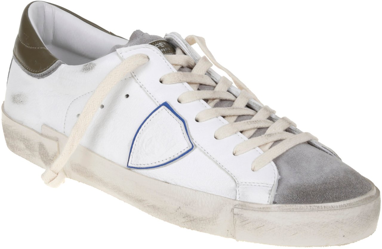 Philippe Model Flat Shoes White Wit