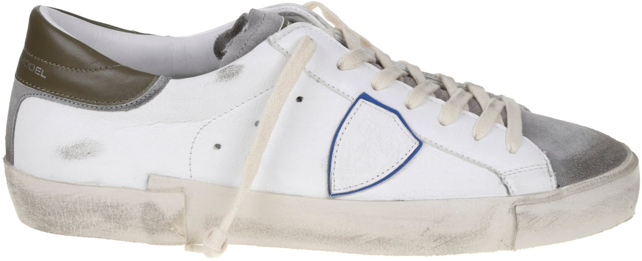 Philippe Model Flat Shoes White Wit