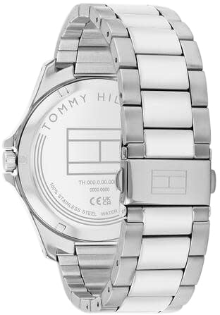 Tommy Hilfiger Tommy Hilfiger TH1710672 Horloge Heren Zilverkleurig 43mm Zilver