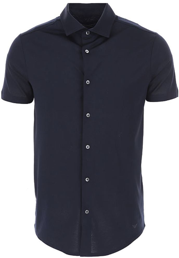 EA7 Emporio Armani Jersey Shirt Blue Navy Blauw