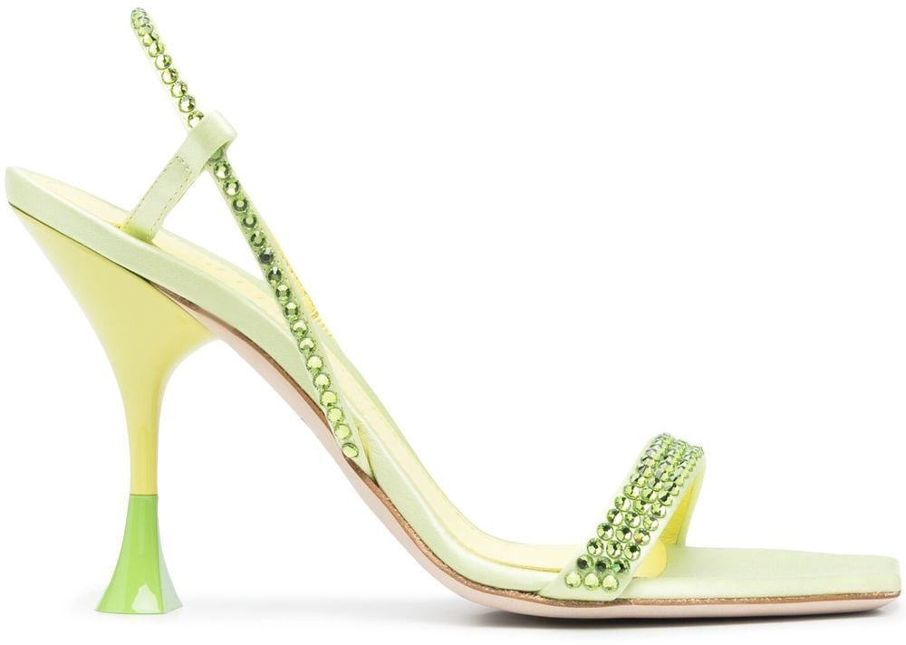 3JUIN Sandals Green Groen