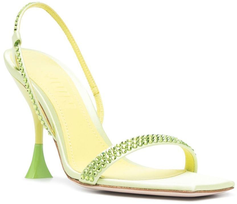 3JUIN Sandals Green Groen