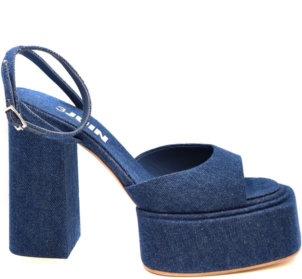 3JUIN Sandals Blue Blauw