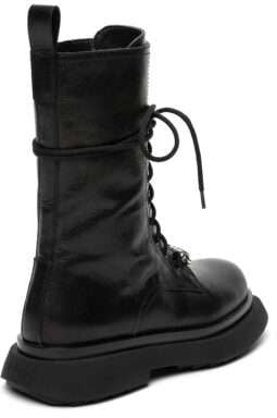 3JUIN Anfibio Pelle Nera Zwart