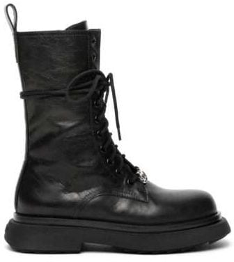 3JUIN Anfibio Pelle Nera Zwart