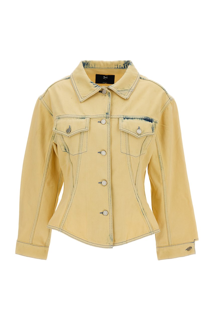3X1 Blue Pick Dumbo Denim Shirt Neutraal