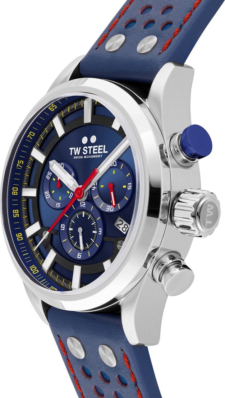 TW Steel SVS206 Fast Lane Limited Edition heren horloge 48 mm Blauw