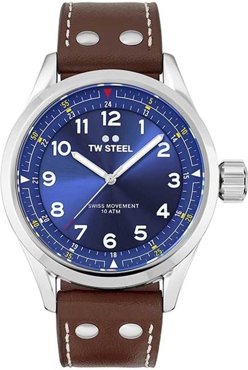 TW Steel Swiss Volante SVS102 horloge 45mm Blauw
