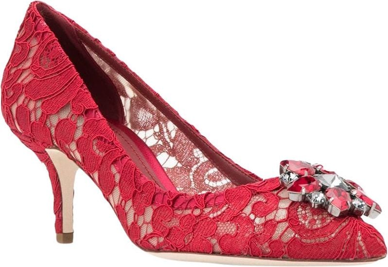 Dolce & Gabbana With Heel Red Rood