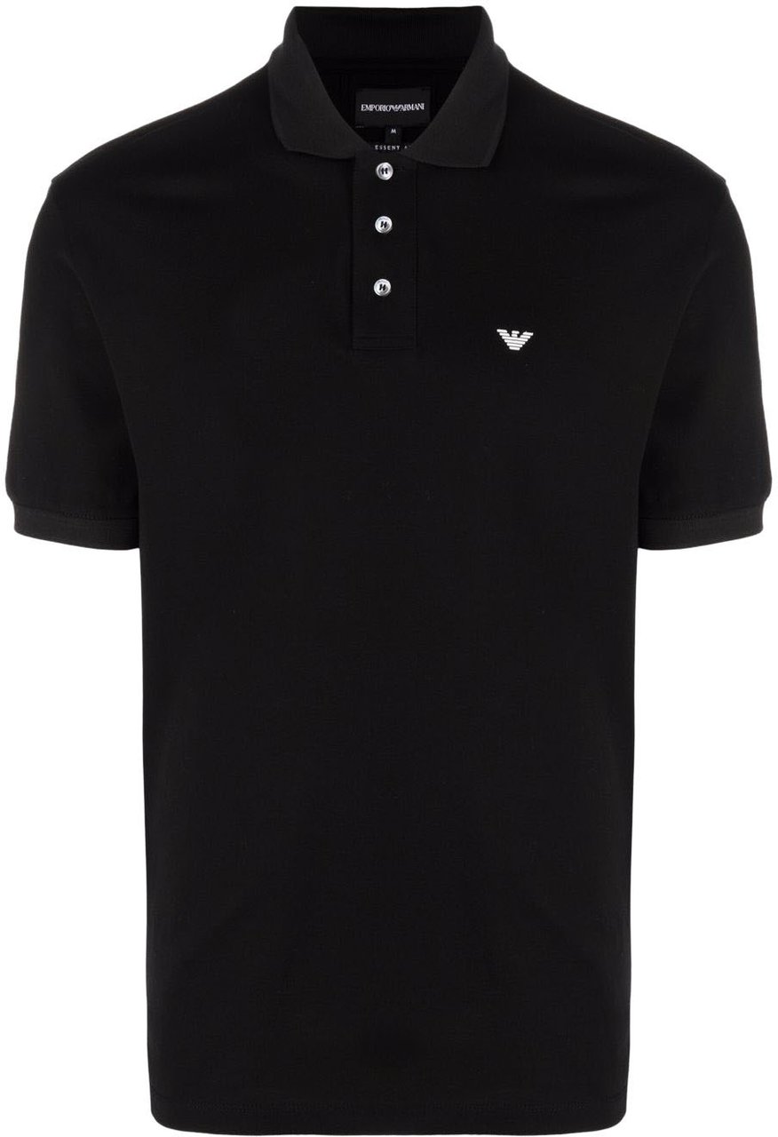 Emporio Armani T-shirts And Polos Black Zwart