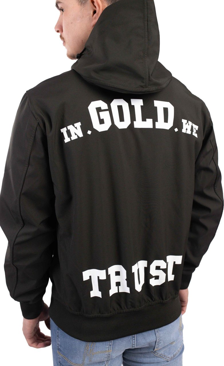 In Gold We Trust The Gift Softshell Jas? Groen