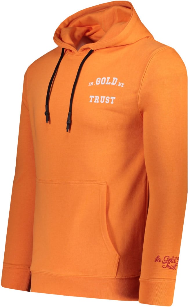 In Gold We Trust The Notorious Hoodie Heren Oranje Oranje