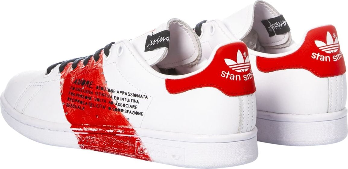 Adidas Adidas Stan Smith White, Red Wit