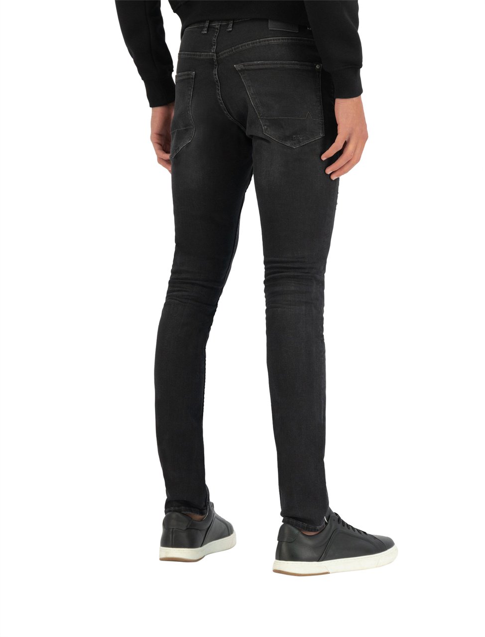 Purewhite The Jone Jeans Black Grijs