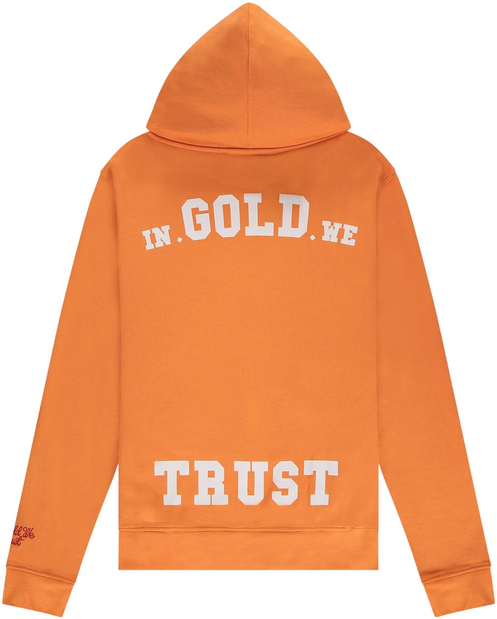 In Gold We Trust The Notorious Hoodie Heren Oranje Oranje