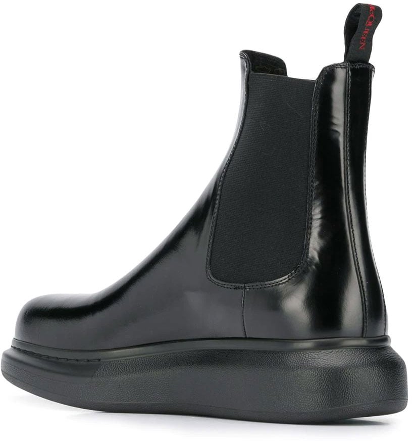Alexander McQueen Hybrid Chelsea boots Zwart