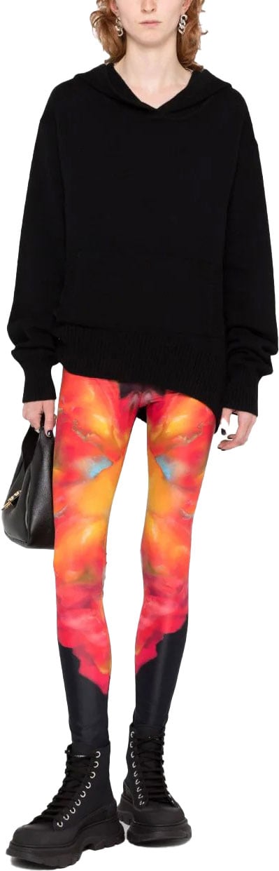 Alexander McQueen abstract-print leggings Divers