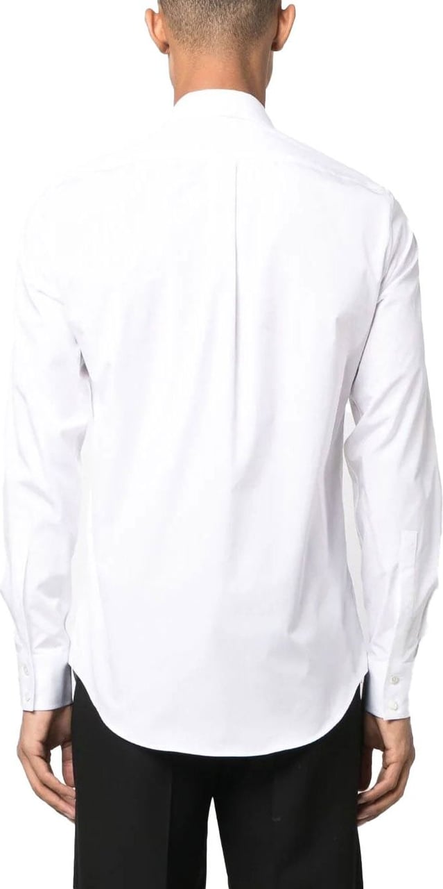 Alexander McQueen panelled cotton shirt Wit