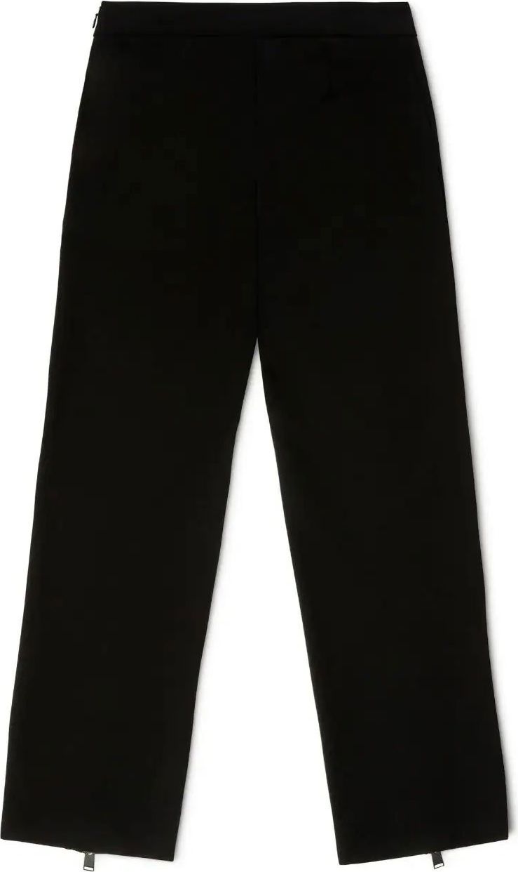 Heron Preston logo-patch zip-up trousers Zwart