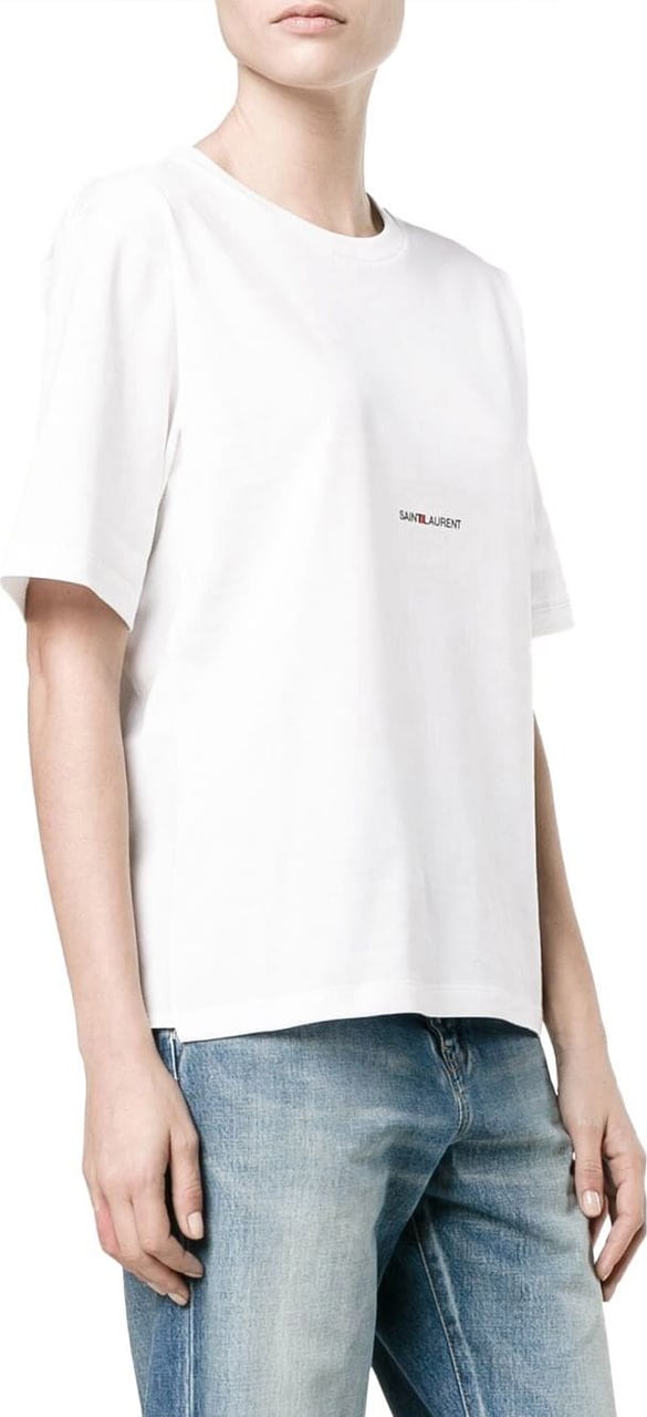 Saint Laurent T-shirts And Polos White Wit