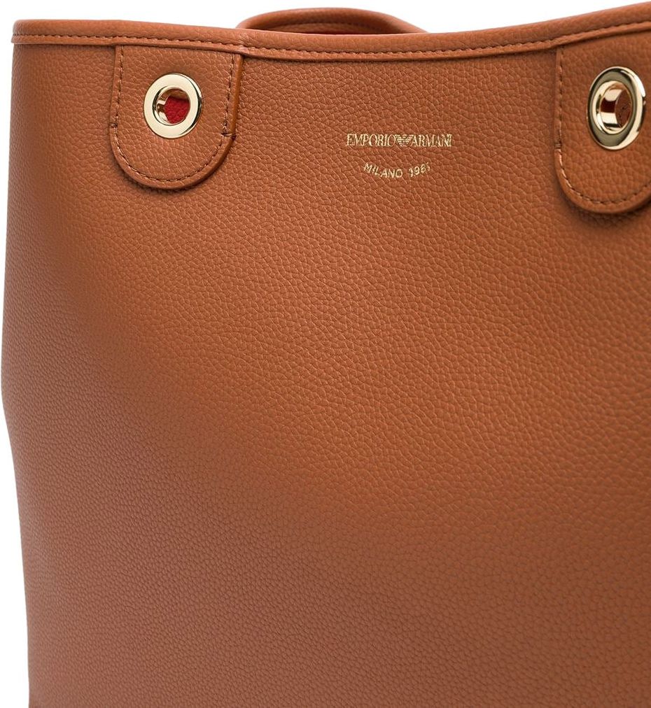 Emporio Armani Capsule Pre Bags Leather Brown Bruin