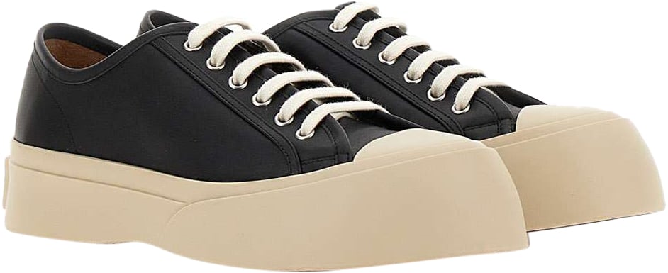 Marni Pablo Lace-up Sneaker Black Zwart