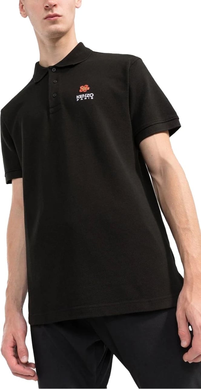 Kenzo T-shirts and Polos Black Black Zwart