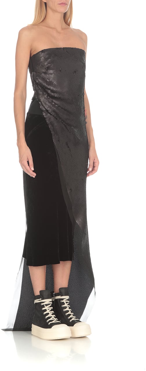 Rick Owens Top Black Zwart