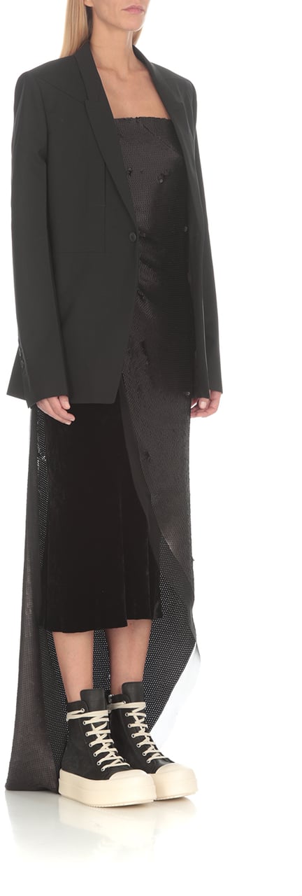Rick Owens Top Black Zwart