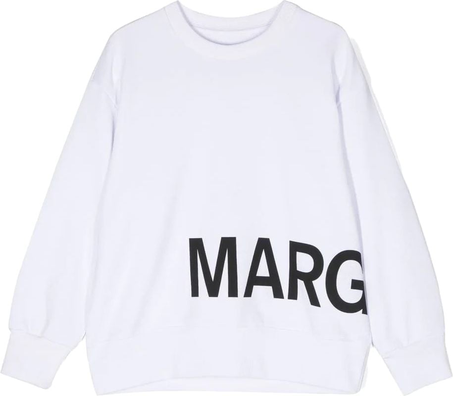 MM6 Maison Margiela Logo Sweatshirt Wit