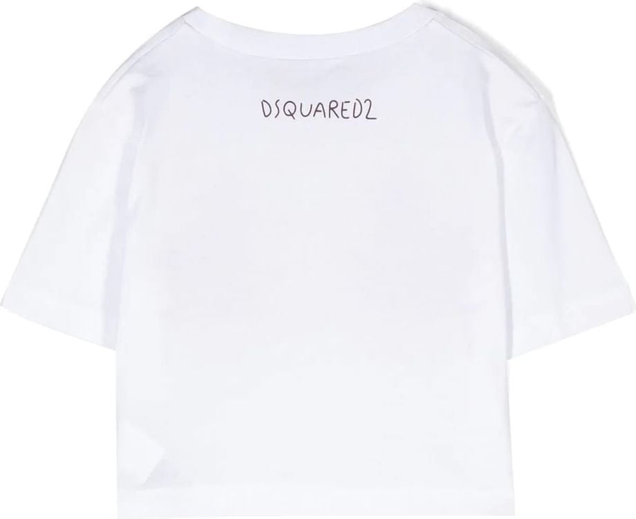 Dsquared2 maglietta white Wit