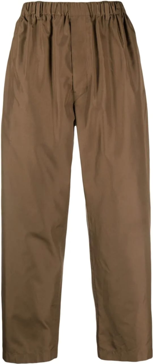 Lemaire Relaxed Pants Dark Tobacco Bruin