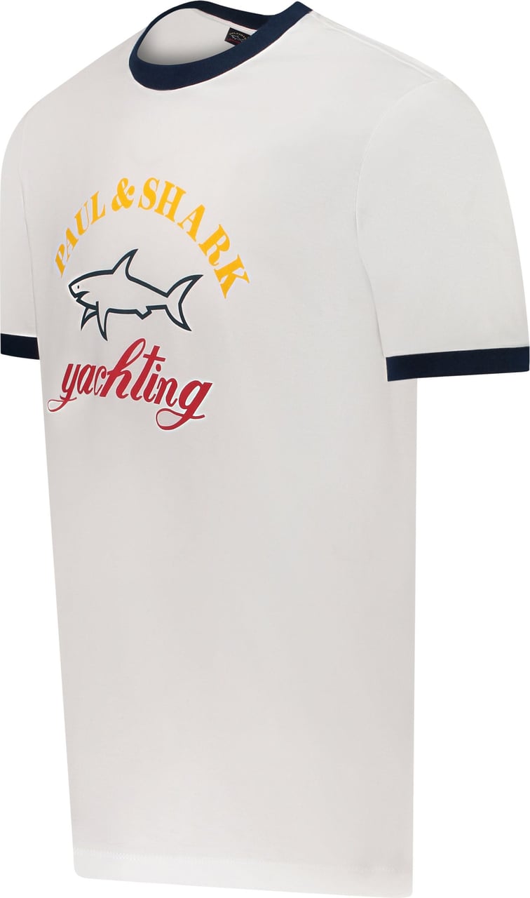 Paul & Shark T-shirt Wit Wit