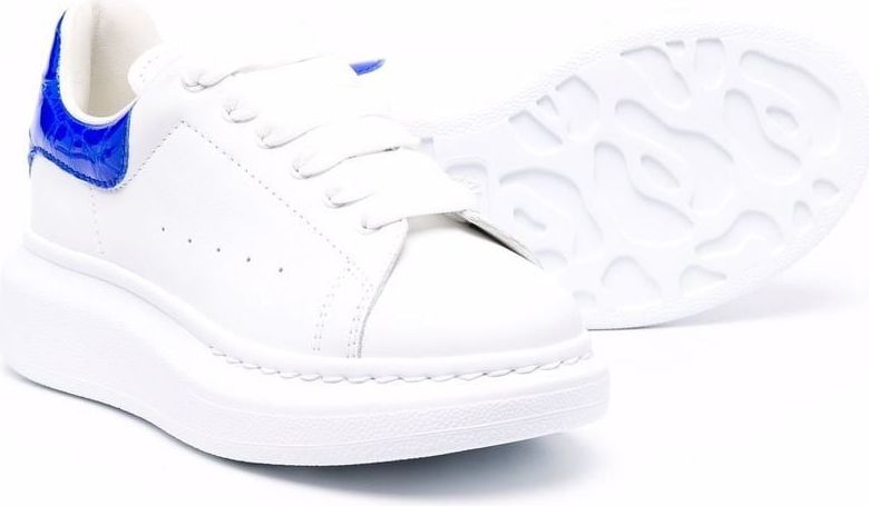 Alexander McQueen leather upper and ru white Wit