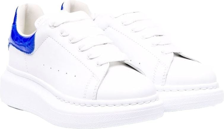 Alexander McQueen leather upper and ru white Wit