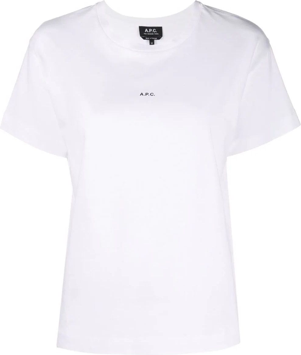 A.P.C. t-shirt jade white Wit