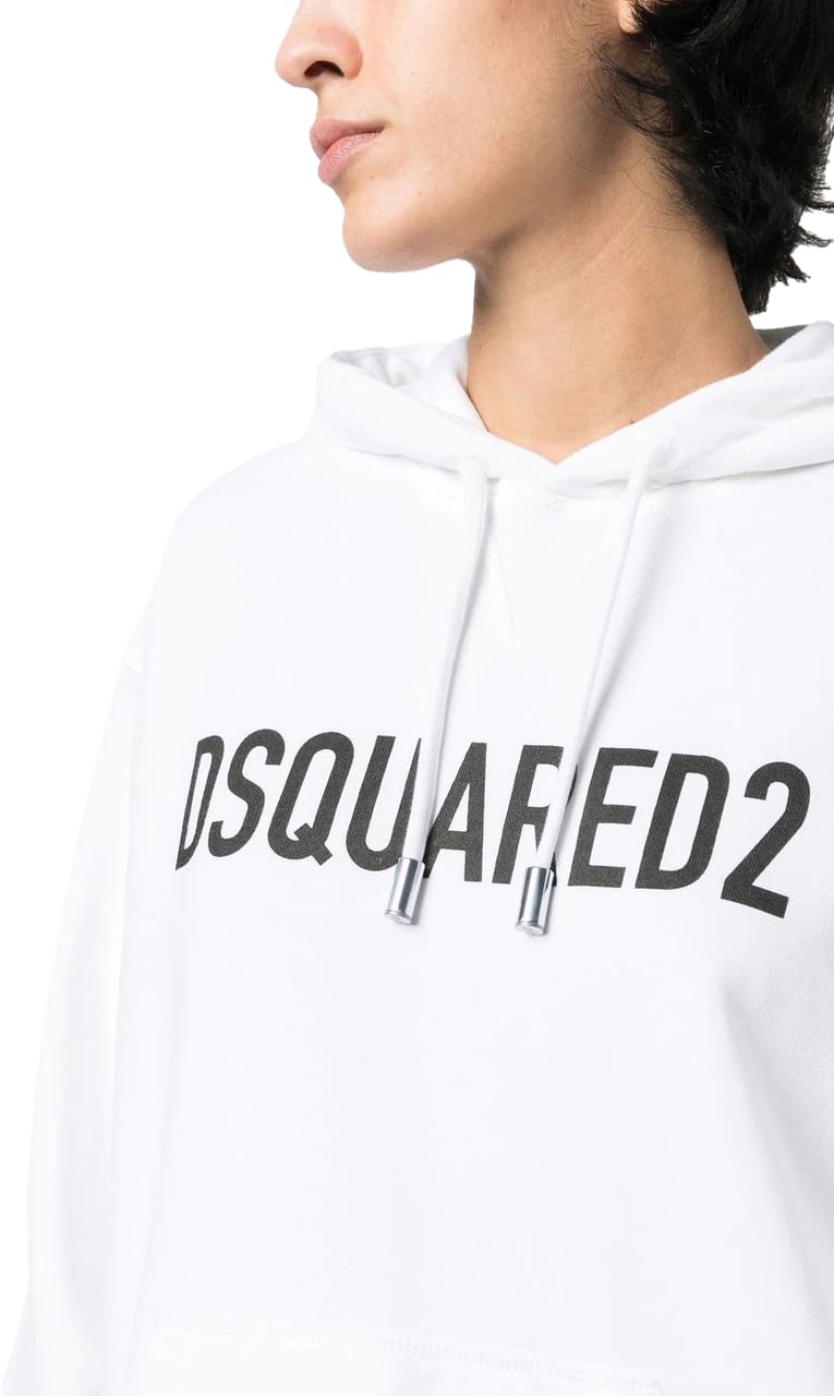 Dsquared2 felpa white Wit