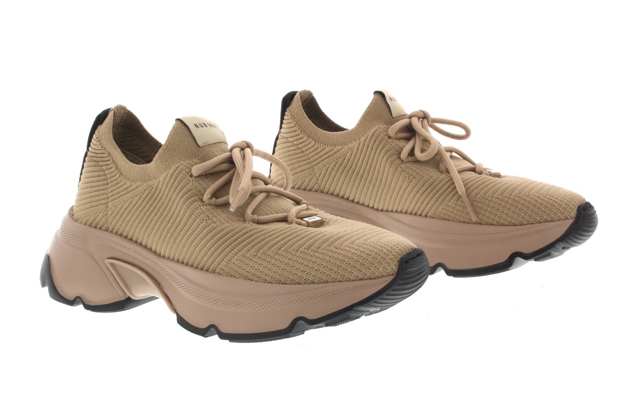 Nubikk Ross Speed L | Bruine Sneakers Beige