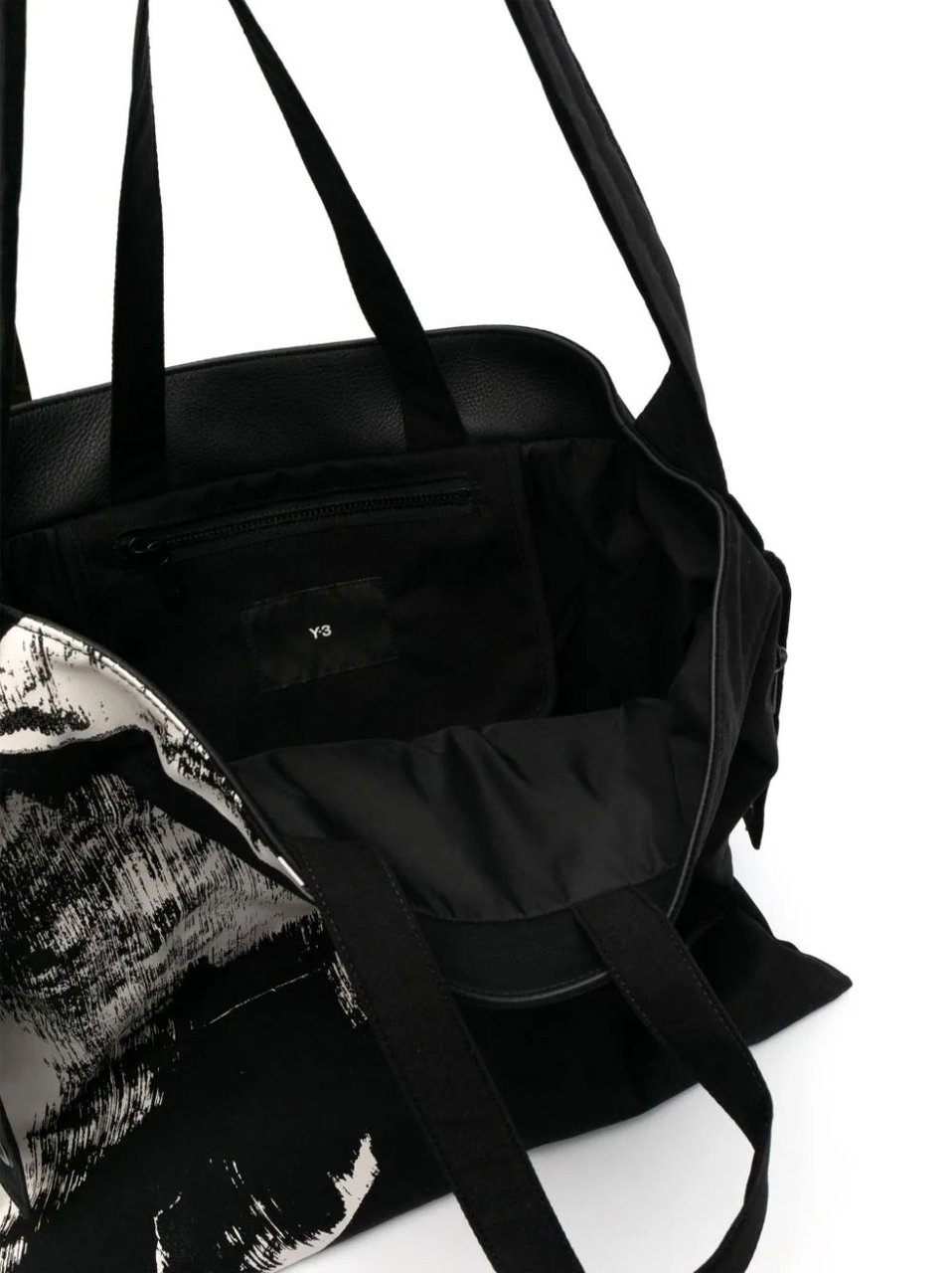 Y-3 logo-print recycled polyester tote Divers