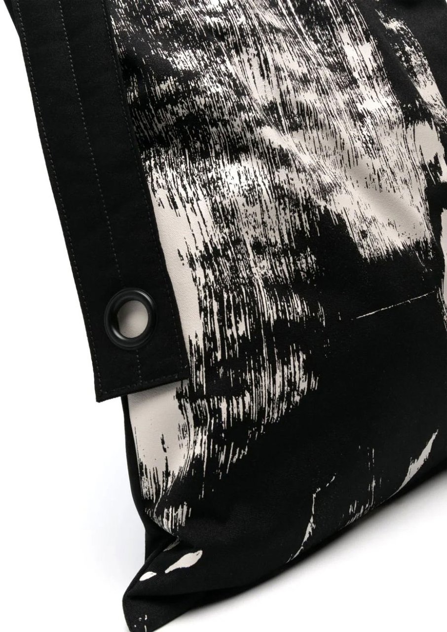 Y-3 logo-print recycled polyester tote Divers