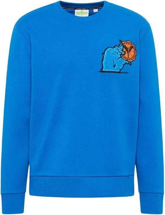 Carlo Colucci Sweater Sesame Street Cookie Monste Blauw