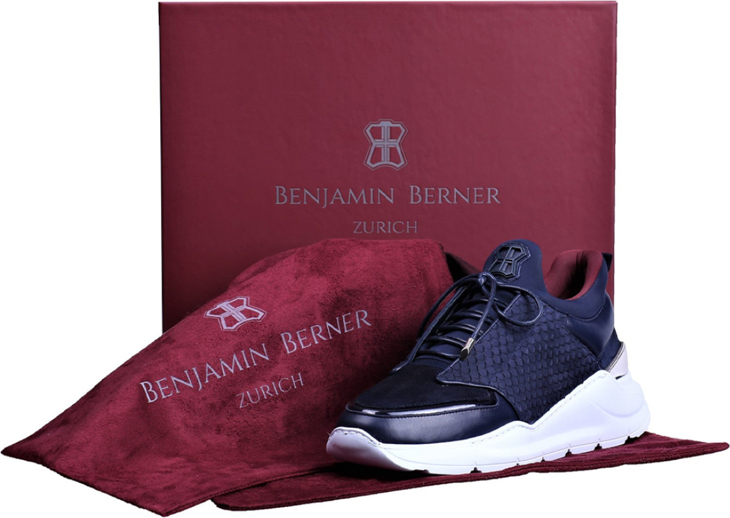 Benjamin Berner Cobra Cut Sneaker Blauw