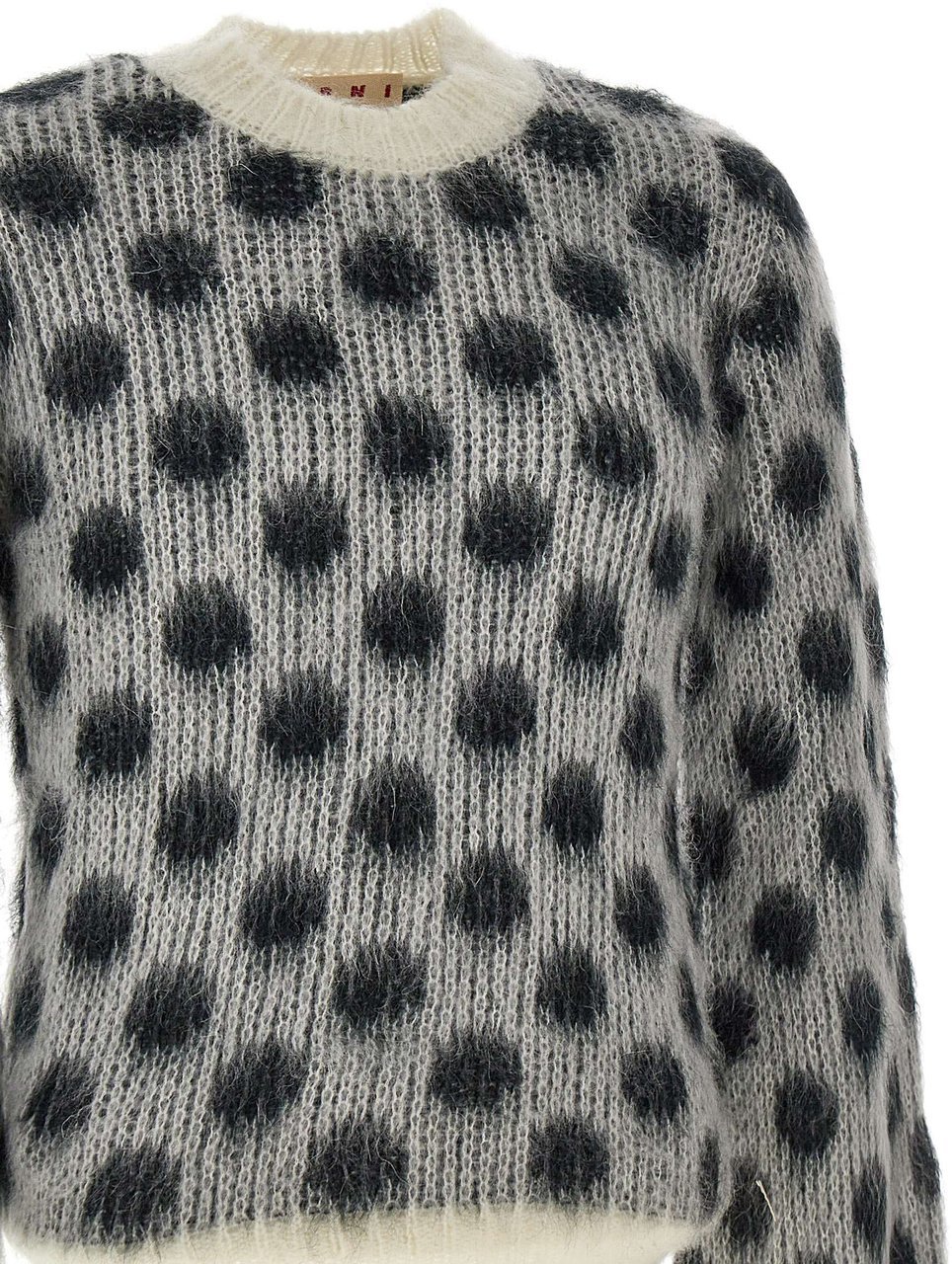 Marni Marni Embroidered acetate blend sweater Divers