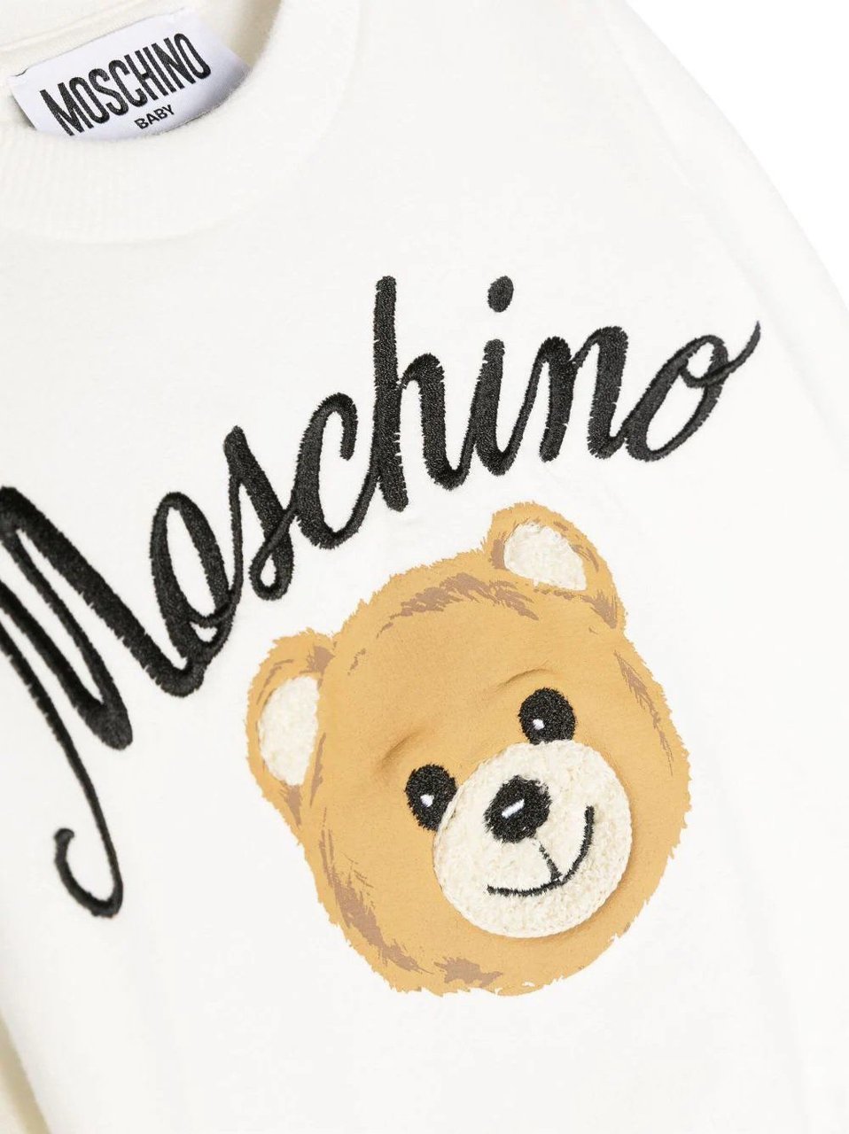 Moschino Logo Sweatshirt Wit