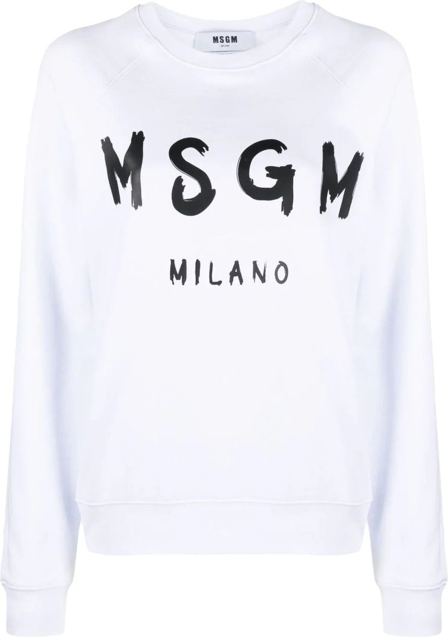 MSGM sweatshirt white Wit