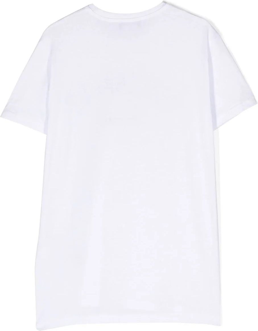 Dsquared2 slouch fit maglietta white Wit