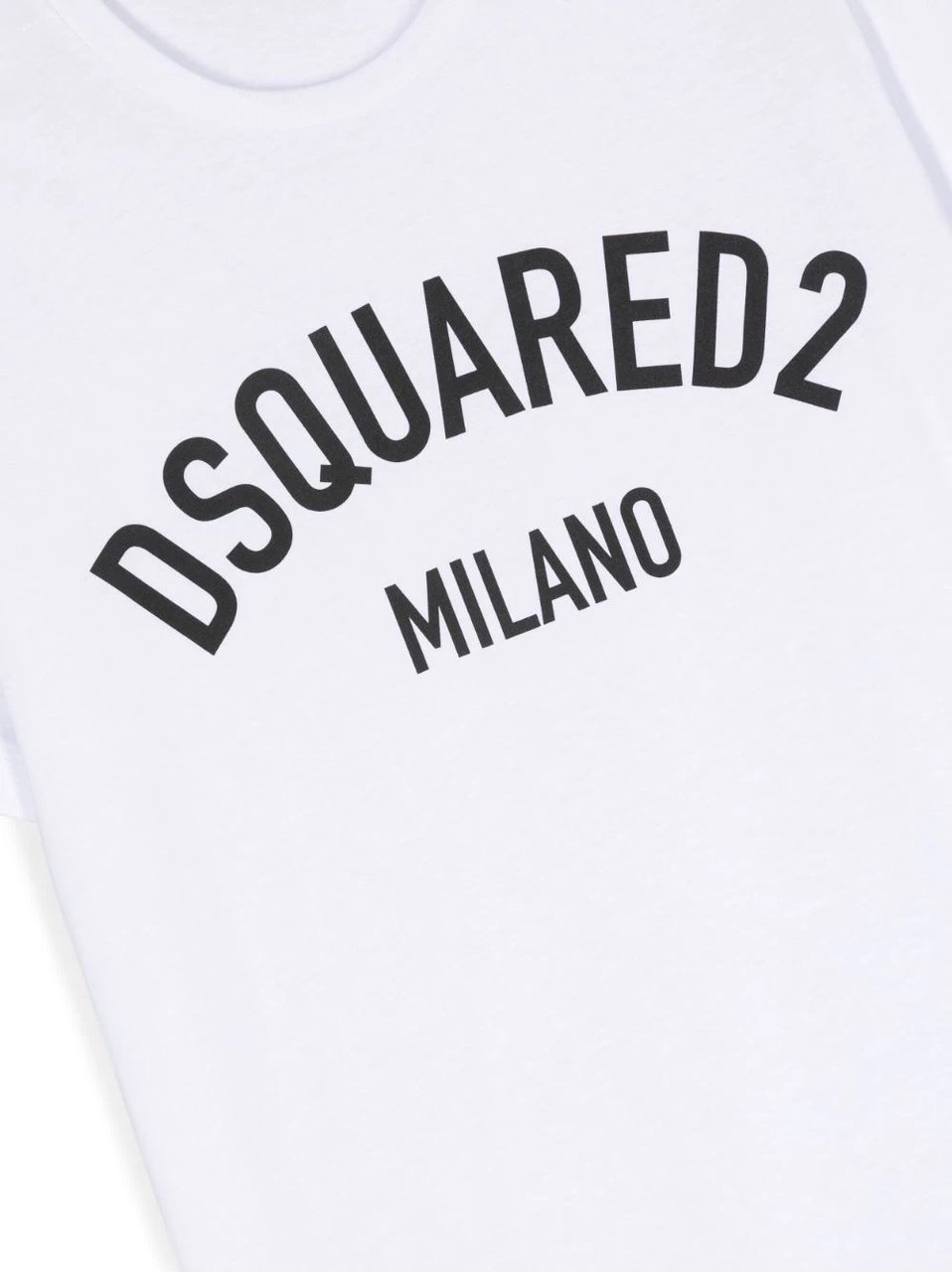 Dsquared2 slouch fit maglietta white Wit