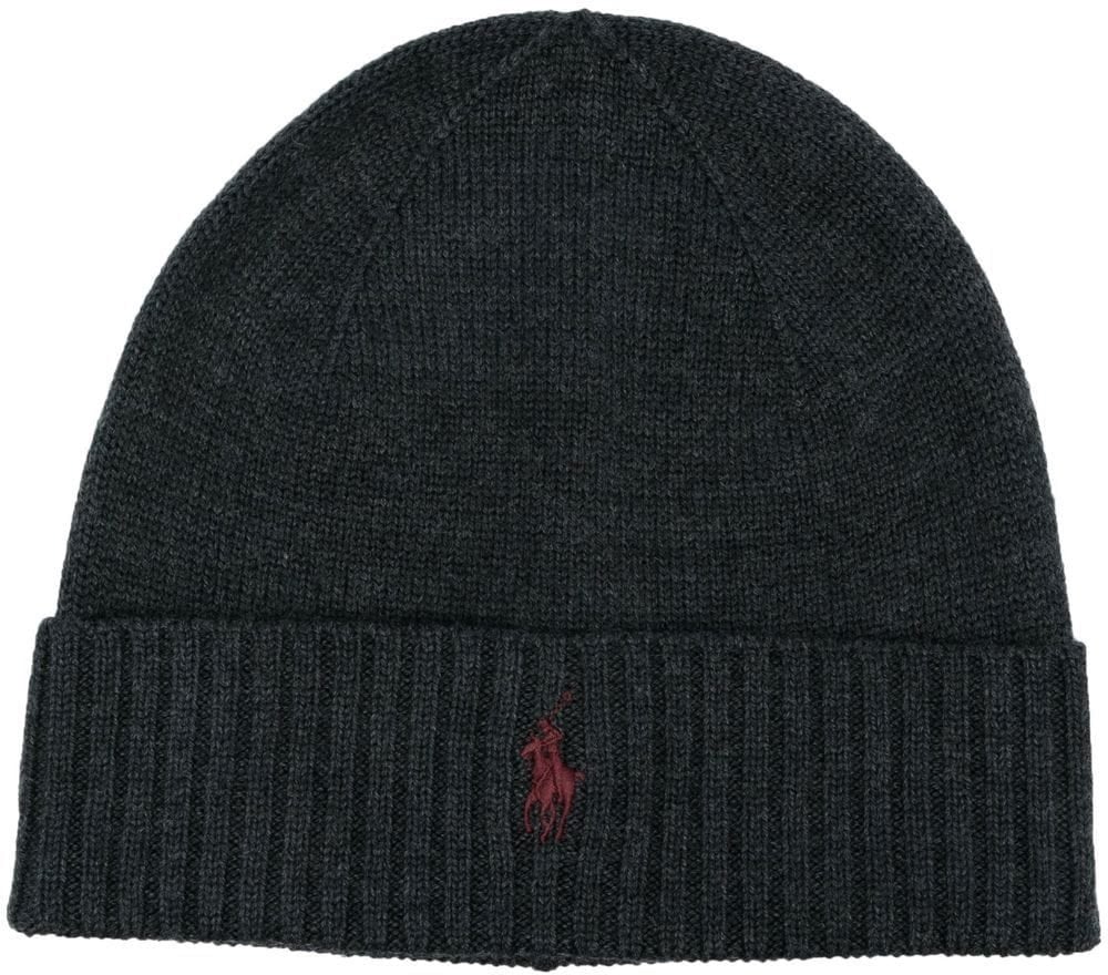 Ralph Lauren weather hat darkgray Grijs