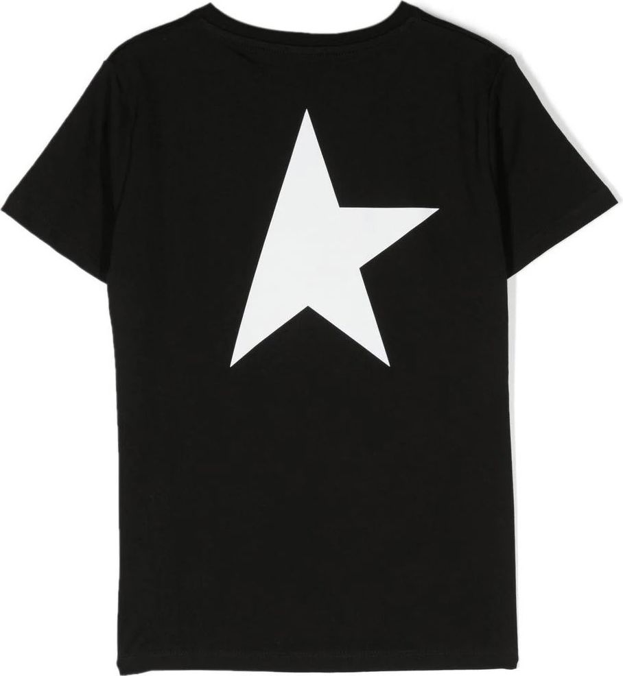 Golden Goose star boy t-shirt black Zwart
