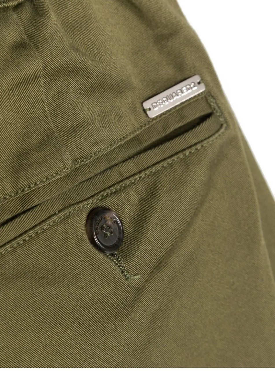 Dsquared2 pantaloni green Groen